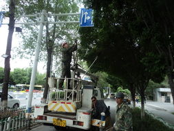 交警支隊(duì)組織人員開展遮擋交通設(shè)施樹木清剪工作